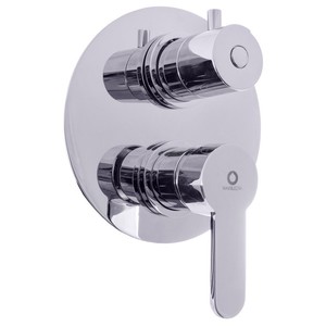 Смеситель скрытого монтажа 3-х режимный Rav Slezak Zambez ZA087.3