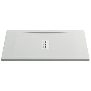 Душевой поддон мраморный GooD DooR Flow белый 100х80
