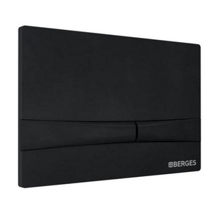 Кнопка для инсталляции Berges Wasserhaus Novum F5 Soft Touch черная 040055