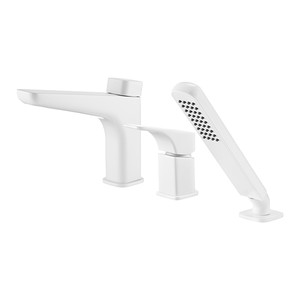 Смеситель на борт ванны (врезной) Deante Hiacynt Bianco BQH A13M