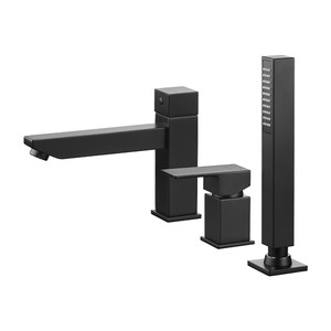 Смеситель на борт ванны (врезной) Deante Anemon Bis Nero BBZ N13M