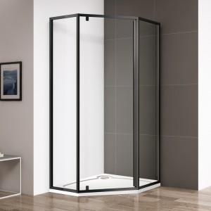 Душевой уголок Cezares ECO-O-P-1-90-C-NERO 90x90