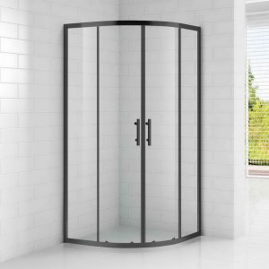 Душевой уголок Cezares ECO-O-R-2-90-C-NERO 90x90