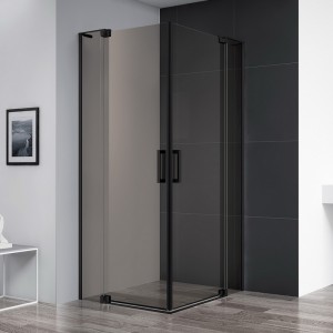 Душевой уголок Cezares SLIDER-A-2-70/80-BR-NERO 70x70