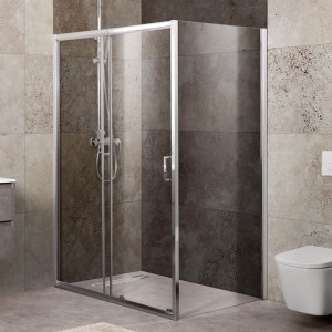 Душевой уголок BelBagno UNIQUE-AH-1-100/115-90-C-Cr 100x90
