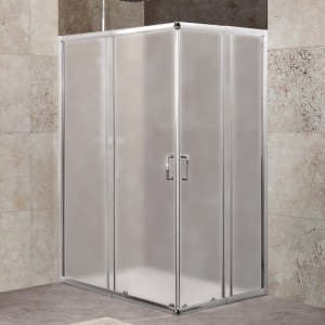 Душевой уголок BelBagno UNIQUE-AH-2-100/115-75/90-M-Cr 100x75