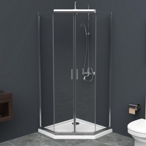 Душевой уголок BelBagno UNO-195-P-2-90-C-Cr 90x90