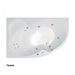 Ванна гидромассажная Triton Мари правая стандарт Flat 170x110