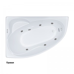 Ванна гидромассажная Triton Изабель правая релакс Flat 170x100
