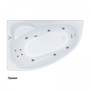 Ванна гидромассажная Triton Изабель правая комфорт 170x100