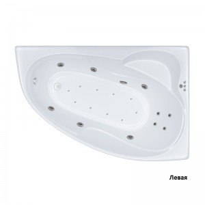 Ванна гидромассажная Triton Николь левая люкс Flat 160x100