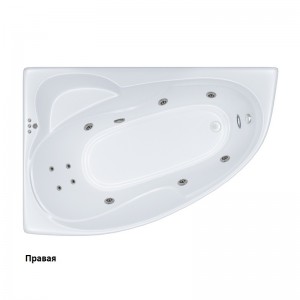 Ванна гидромассажная Triton Николь правая комфорт 160x100