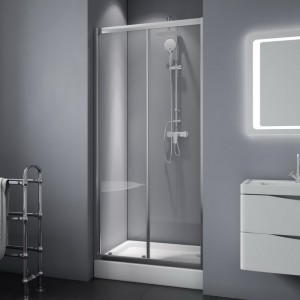 Душевая дверь BelBagno DUE-BF-1-100-C-Cr 100x190