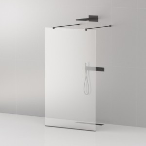 Душевая стенка CEZARES LIBERTA-L-2-115-120-C-NERO 115x195