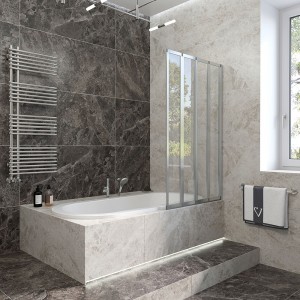 Шторка для ванны Veconi PL74R-90-01-19C4 90x150