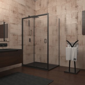 Душевой уголок Veconi RV040B-140100-01-C1 140x100
