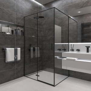 Душевой уголок Veconi RV073B-80100-01-C4 80x100