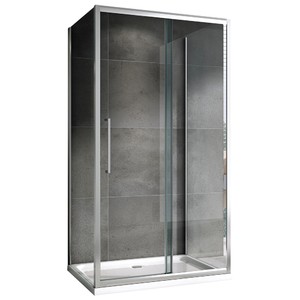 Душевой уголок ABBER Schwarzer Diamant AG30110H-S75-S75 110x75