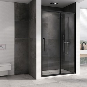 Душевая дверь ABBER Schwarzer Diamant AG30160BH 160x195