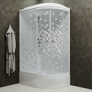 Душевая кабина Triton Коралл В3 120x80 мозайка левая