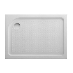 Душевой поддон акриловый BelBagno TRAY-BB-AH-100/80-15-W-L 100x80x15