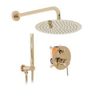 Душевая система скрытого монтажа Rea LUNGO GOLD REA-P4110