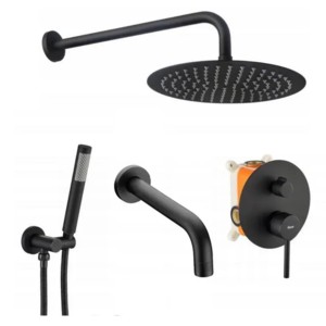 Душевая система скрытого монтажа Rea LUNGO BLACK REA-P4112