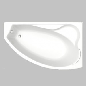 Ванна акриловая BAS НИКОЛЬ 170x110 правая
