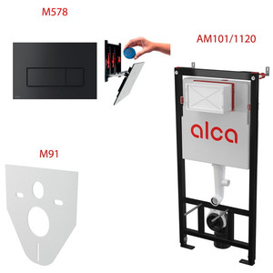 Инсталляция для унитаза Alcadrain (Alca Plast) Sadromodul AM101/1120-4:1 RU M578-0001