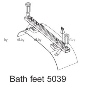 Ноги для ванн стальных ванн Kaldewei Eurowa 5039